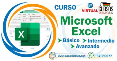 3 Cursos Excel Basico - Medio  y Avanzado (Virtual 24/07)